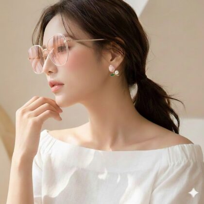 Rosy Pearl Bud Studs